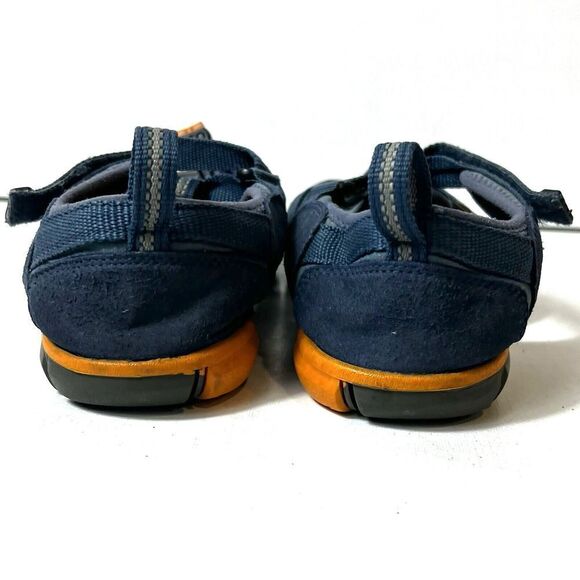 Keen Comfort Summer Hiking Sandals Big Kids 5 Blue Fabric Womens 6.5 Casual Shoe - Picture 6 of 8